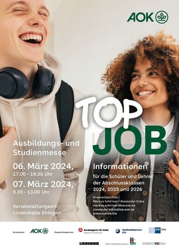 Plakat TopJob Ehingen 2024