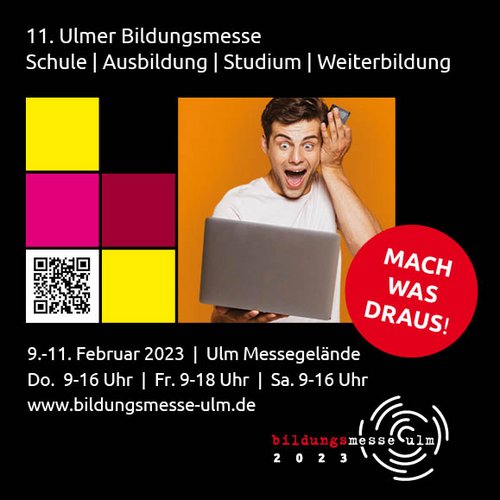 Werbeflyer Bildungsmesse Ulm